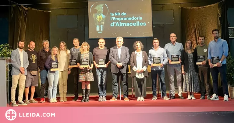 Almacelles homenatja 8 empreses locals en la Primera Nit de l'Èmprenedoria