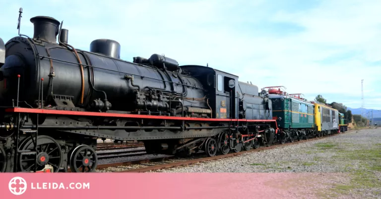 ⏯️ Tres locomotores lleidatanes del segle XX, al Museu del Ferrocarril de Móra la Nova