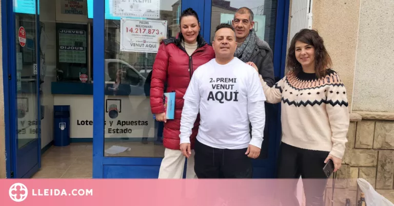 El Pelat de la Sort d'Alcarràs ven un dècim del segon premi de la rifa de Reis