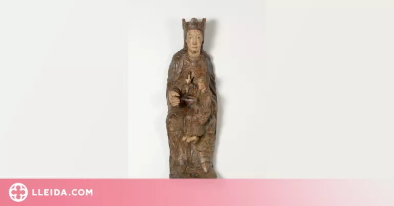Una talla de fusta policromada del segle XII, l'última incorporació del Museu de Solsona