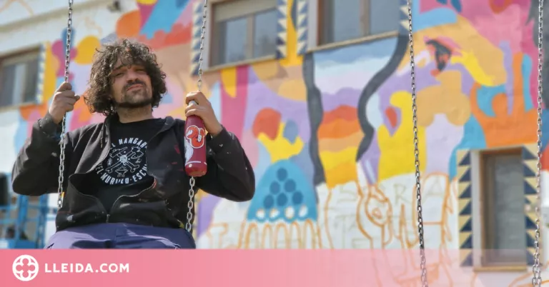 Lleida commemora les persones refugiades amb murals de grans dimensions