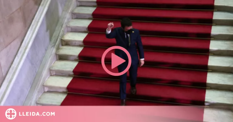 ⏯️ Pere Aragonès, 132è president de la Generalitat amb els vots d'ERC, JxCat i la CUP