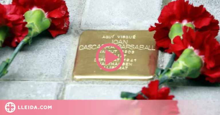 Així recorda Lleida als veïns deportats a camps de concentració nazis