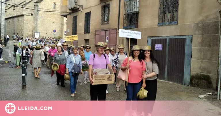 La 43ena Romeria de les Verges de la Ribagorça aplega prop de 200 participants