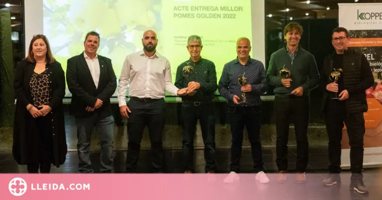Una família productora de pomes de les Garrigues rep el premi Super Gold de la JARC