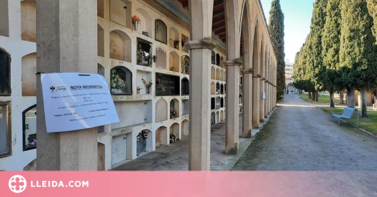 Tàrrega treballa per dignificar la part històrica del cementiri municipal