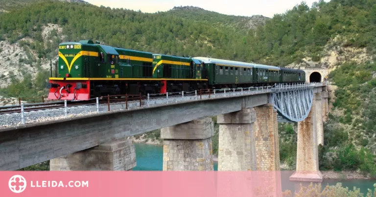 El Tren dels Llacs inicia la temporada 2022 per Sant Jordi