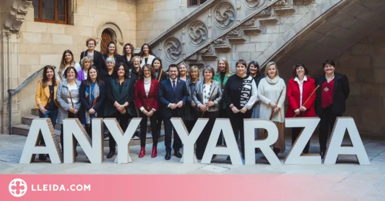 L'alcaldessa de Tàrrega, Alba Pijuan, assisteix a la cloenda institucional de l'any Nativitat Yarza