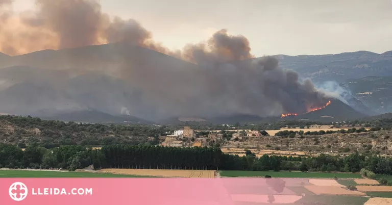 ⏯️ L'incendi d'Artesa de Segre ja ha cremat 1.100 hectàrees