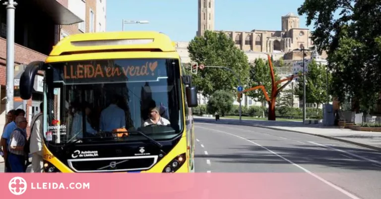La nova línia d'autobusos de Lleida que funcionarà a partir d'aquest dissabte