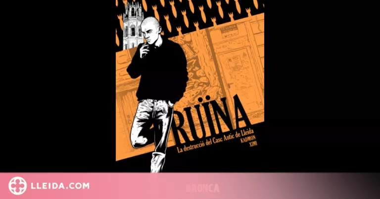 Dos lleidatans presenten Ruïna, un còmic que retrata la desconstrucció del Nucli Antic de la ciutat
