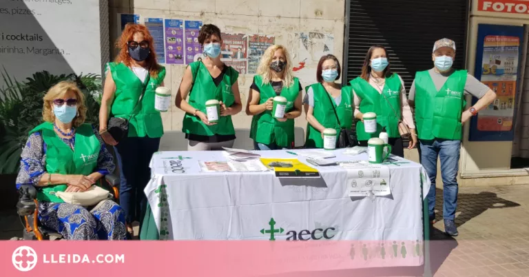 L'AECC Lleida recapta més de 10.000 € en una segona col·lecta anual afectada per la Covid-19