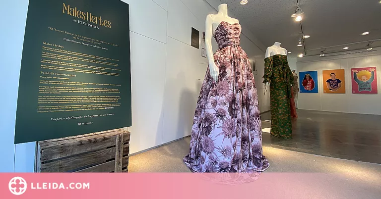 Una exposició que combina la moda i la il·lustració reivindica la vegetació de les Garrigues