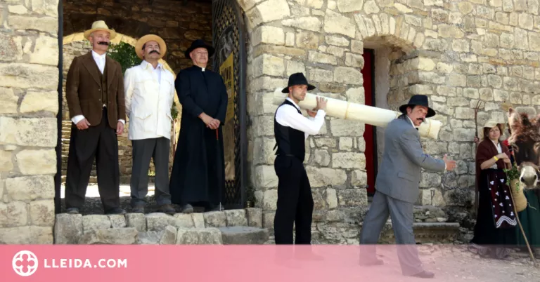 ⏯️ Comediants reviu l'arrencament de les pintures romàniques de Castell de Mur