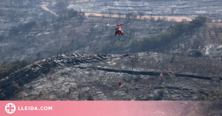 ⏯️ L'alcalde d'Alòs de Balaguer demana més coordinació per fer front a l'incendi de Baldomar
