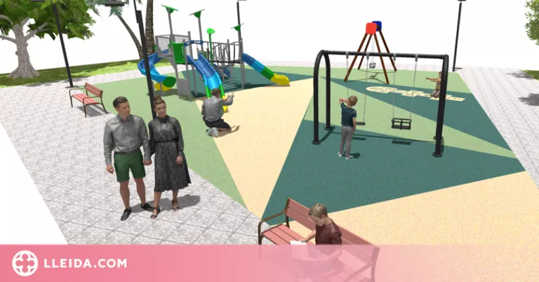 Comencen les obres de renovació del parc infantil del Terrall de les Borges Blanques
