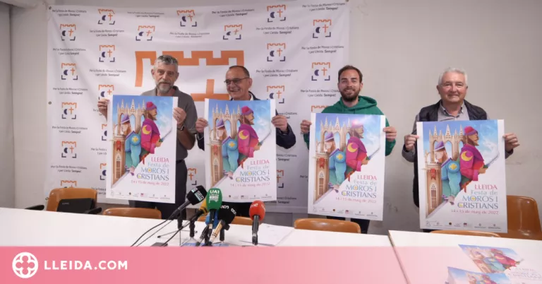 Tot a punt per celebrar la Festa de Moros i Cristians, que recupera els actes als carrers de Lleida
