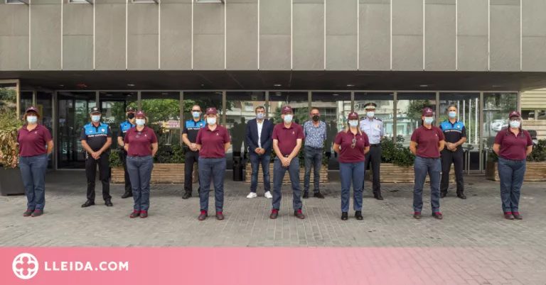 Els agents covid, una de les imatges més visibles de la Paeria