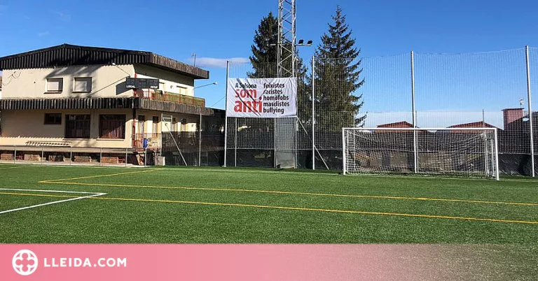 Missatges de tolerància zero als comportaments d'odi i discriminació a les instal·lacions esportives de Solsona