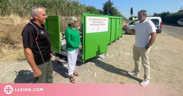 Prova pilot de la Paeria per evitar abocaments de runa a l'Horta