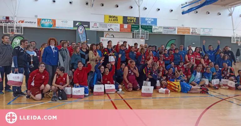 105 esportistes amb discapacitat participen al 31è Campionat Territorial de Bàsquet a Tàrrega
