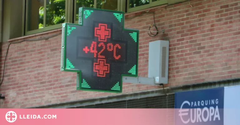 El Prepirineu supera els 40 graus aquest divendres