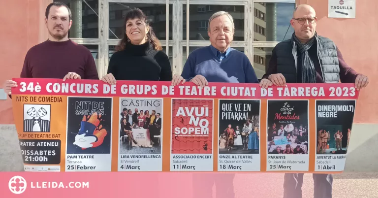 Tàrrega programa el 34è Concurs de Grups de Teatre, una edició aparador del gènere comèdia
