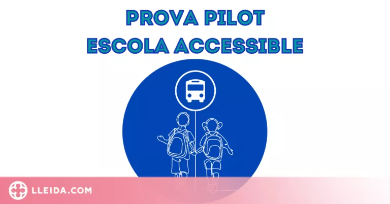 Estudiants d'una escola lleidatana participen en una prova pilot per anar a l'escola amb autobús