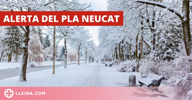 Activen l'alerta del pla Neucat per la previsió de nevades aquest diumenge