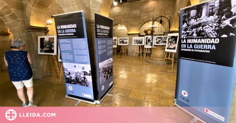 Creu Roja Lleida commemora el 150 aniversari amb una exposició a la Paeria