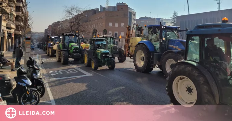 ASAJA Lleida valora com èxit rotund la tractorada massiva contra la plaga de conills