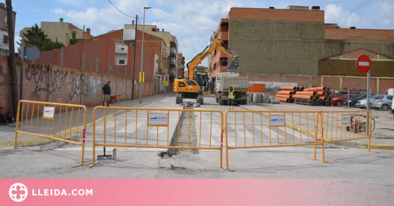 Mollerussa renova el clavegueram de diversos carrers