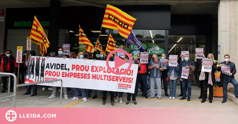 ⏯️ CCOO xifra en el 100% el seguiment de la vaga a Avidel de Lleida