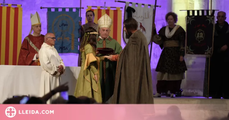 La Seu Vella reviu la creació de la corona catalanoaragonesa amb les noces reials