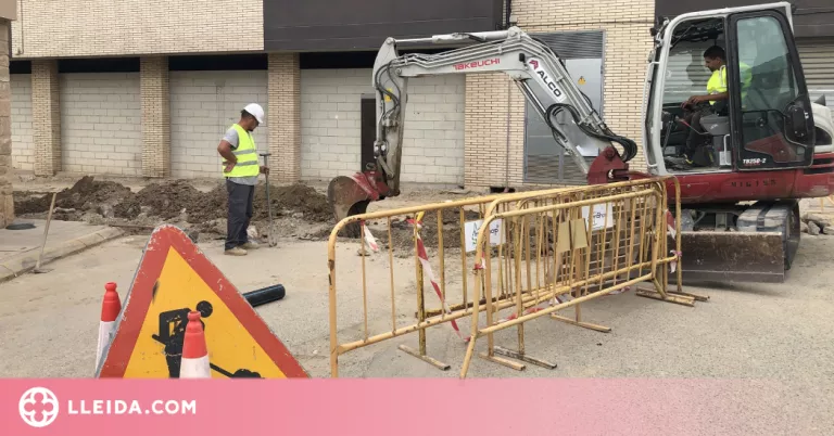 Avança a bon ritme la renovació de carrers a les Borges Blanques