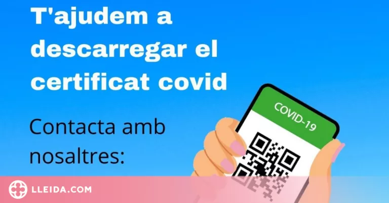 Tàrrega activa un servei de suport per ajudar a descarregar-se el certificat Covid