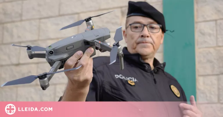 Lleida ja compta amb drons policials per tasques de vigilància a distància