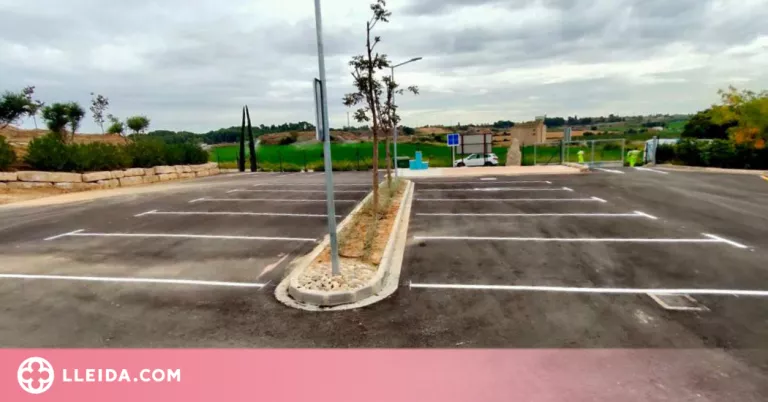 Almacelles inaugura el nou aparcament municipal per a autocaravanes del parc del Vilot