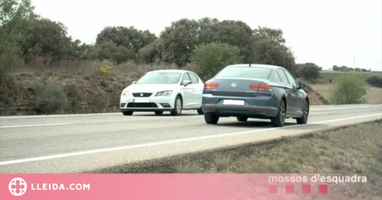 Enxampen un conductor a més de 180 quilòmetres per hora a la Segarra