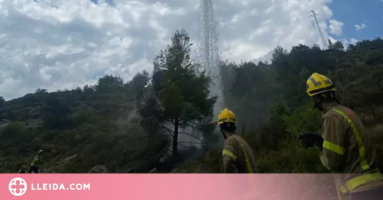 Extingit un incendi forestal a Tremp
