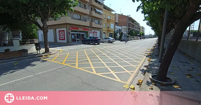Agramunt renova la senyalització horitzontal per millorar la seguretat viària