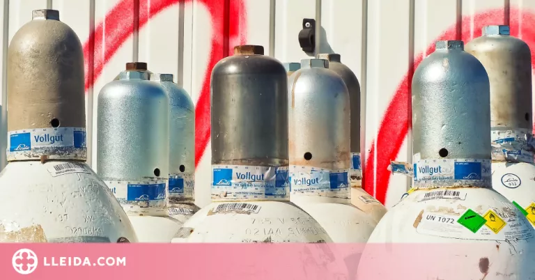 Denunciat per portar més bombones de gas propà de les permeses per llei