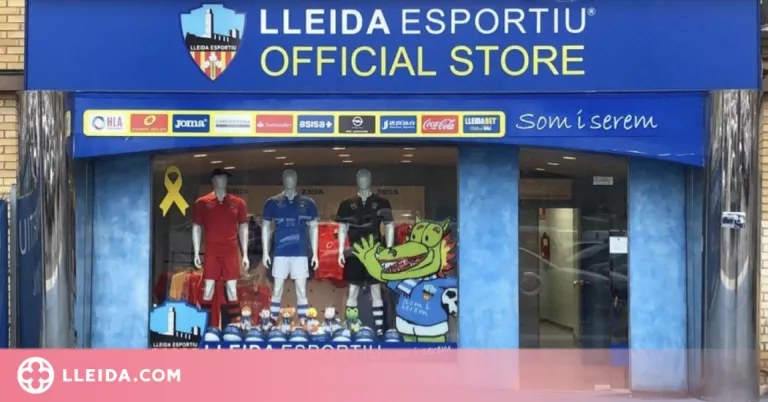 El Lleida Esportiu obre la seva botiga oficial