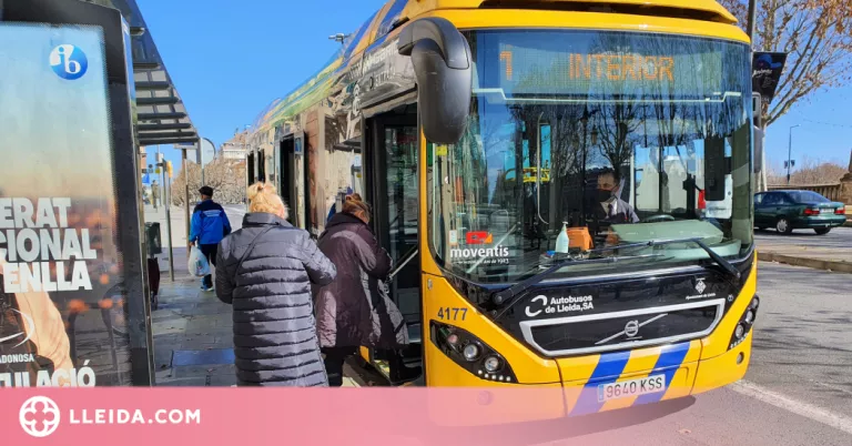 Autobusos de Lleida va recuperar un milió de viatgers durant l’any 2021
