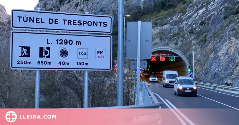 ⏯️ El túnel de Tresponts, a la C-14, reobert al trànsit des d'aquest divendres