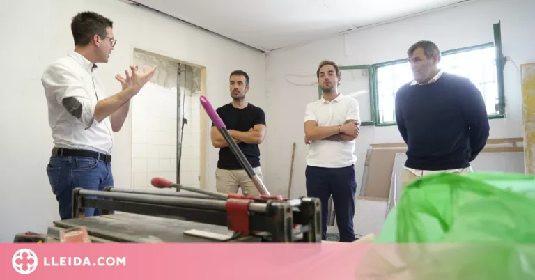 Obres per habilitar les instal·lacions de la UE Gardeny com a gimnàs social