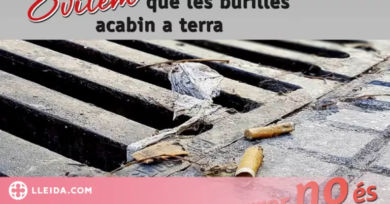 La Seu inicia una campanya contra les burilles amb el lema 'El mar comença aquí, no llencis burilles a terra’'