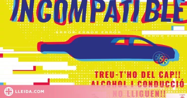 ”Incompatible”, la campanya per conscienciar del risc del binomi alcohol i conducció