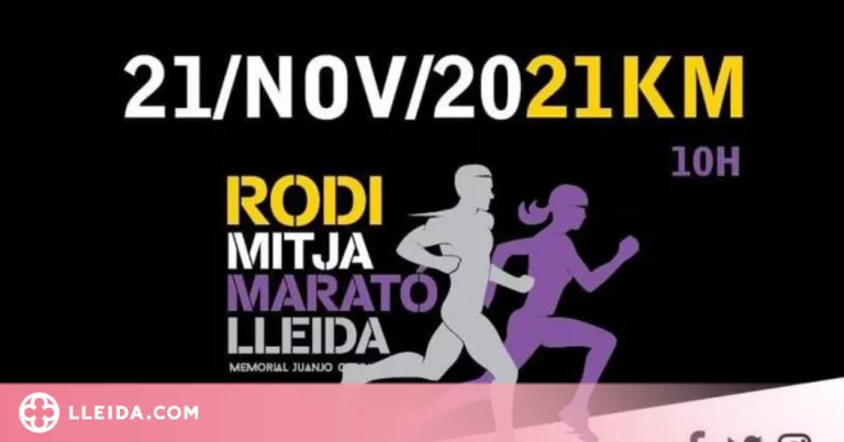 Desviaments de trànsit per la celebració de la Rodi Mitja Marató de Lleida