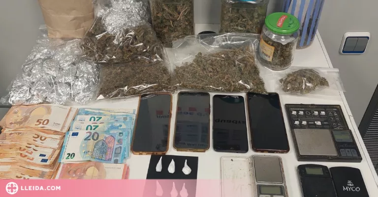 Detenen dos parelles a la Noguera per tràfic de drogues